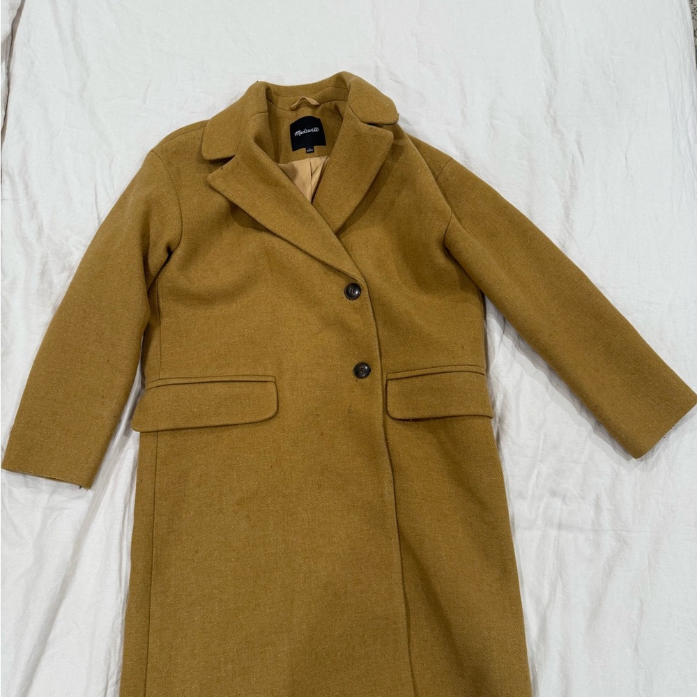 Madewell Tan Wool Coat